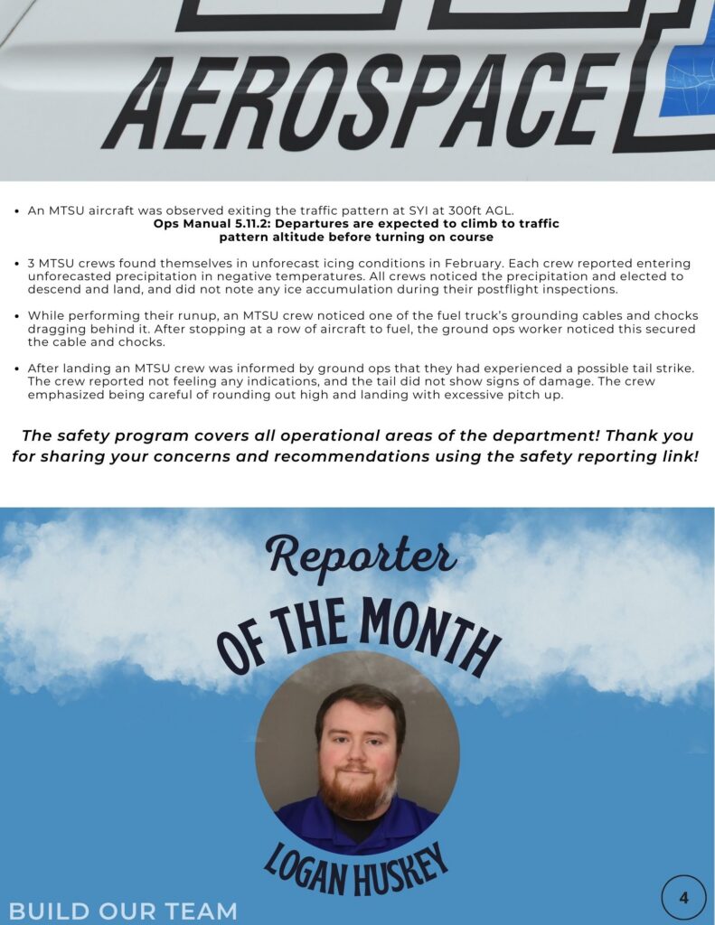 reporter of month